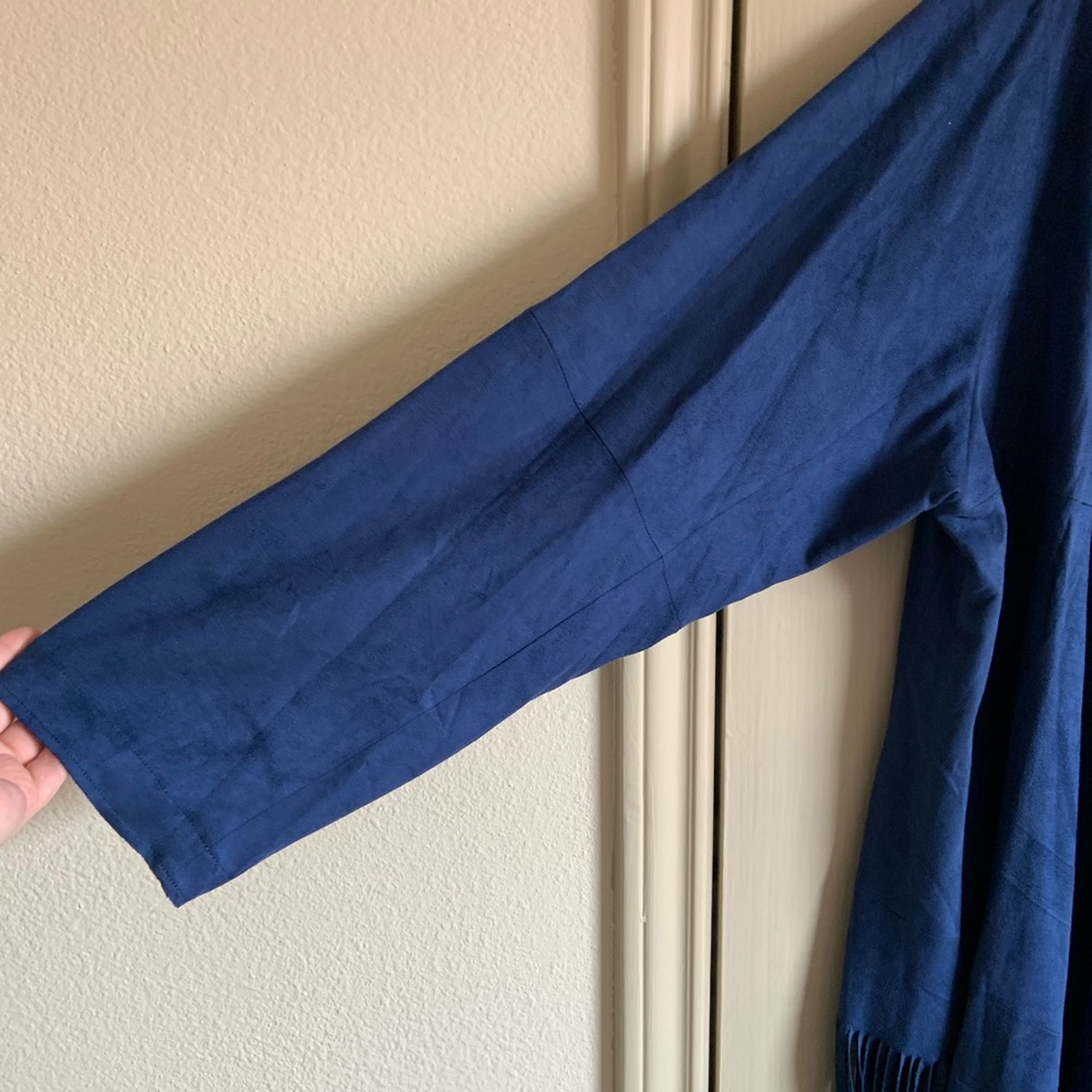 Plus blue fringe jacket - Picture 3 of 5